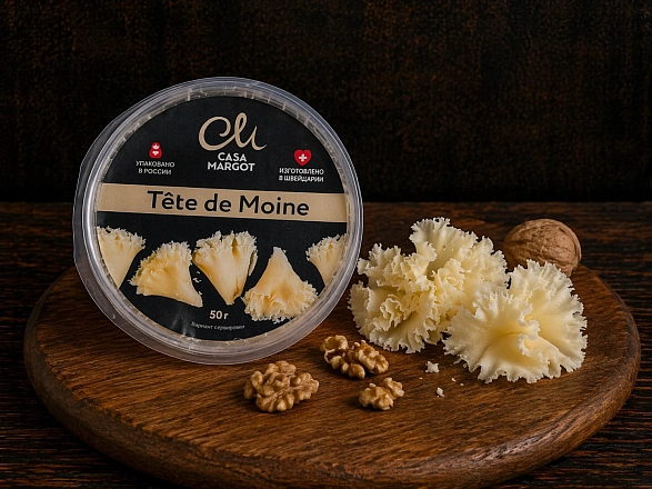 Сыр Тет де Муан 51% «Casa Margot» 50г