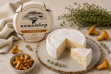 Сыр мягкий Камамбер с лисичками АТОН 50% 150г