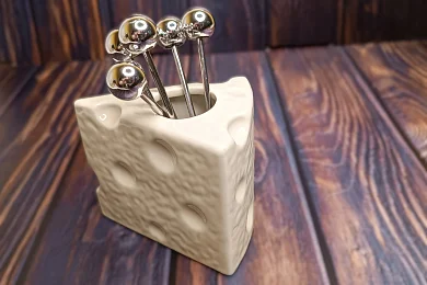 Подарочный набор шпажек "Сырный кусочек"