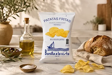 Чипсы картофельные Bonilla a la Vista, 150г, пакет