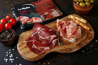 Сет Итальянский (ассорти ветчина/шейка с/в) La Medea нарезка 100г