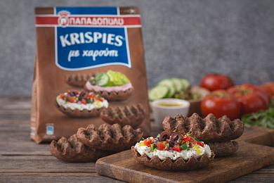 Сухари Krispies с кэробом 200г