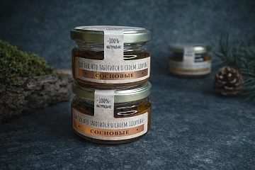 Сосновые шишки в меду 100г