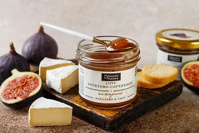 Соус горчичный медово-фруктовый "Инжирный" Philosophia de Natura 100г