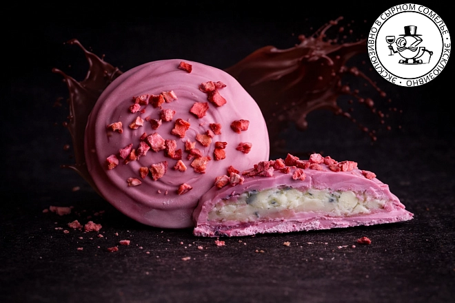 Шоколадный медиант «Сырный сомелье» Дорблю-Клубника 50 г