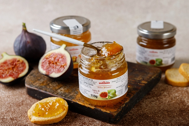 Соус фруктовый сладко-пикантный из инжира «Lazzaris» 110г